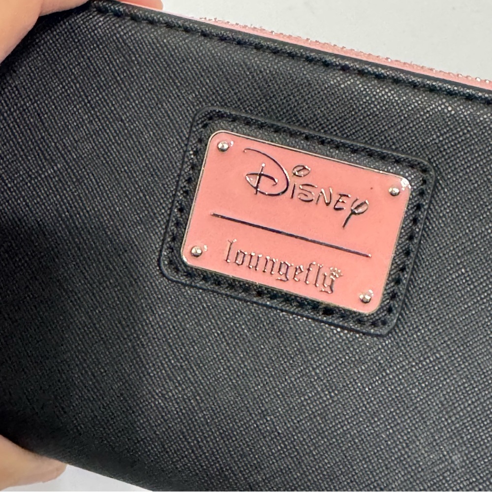 Disney Loungefly Wallet in Black and Pink - Picture 3 of 9